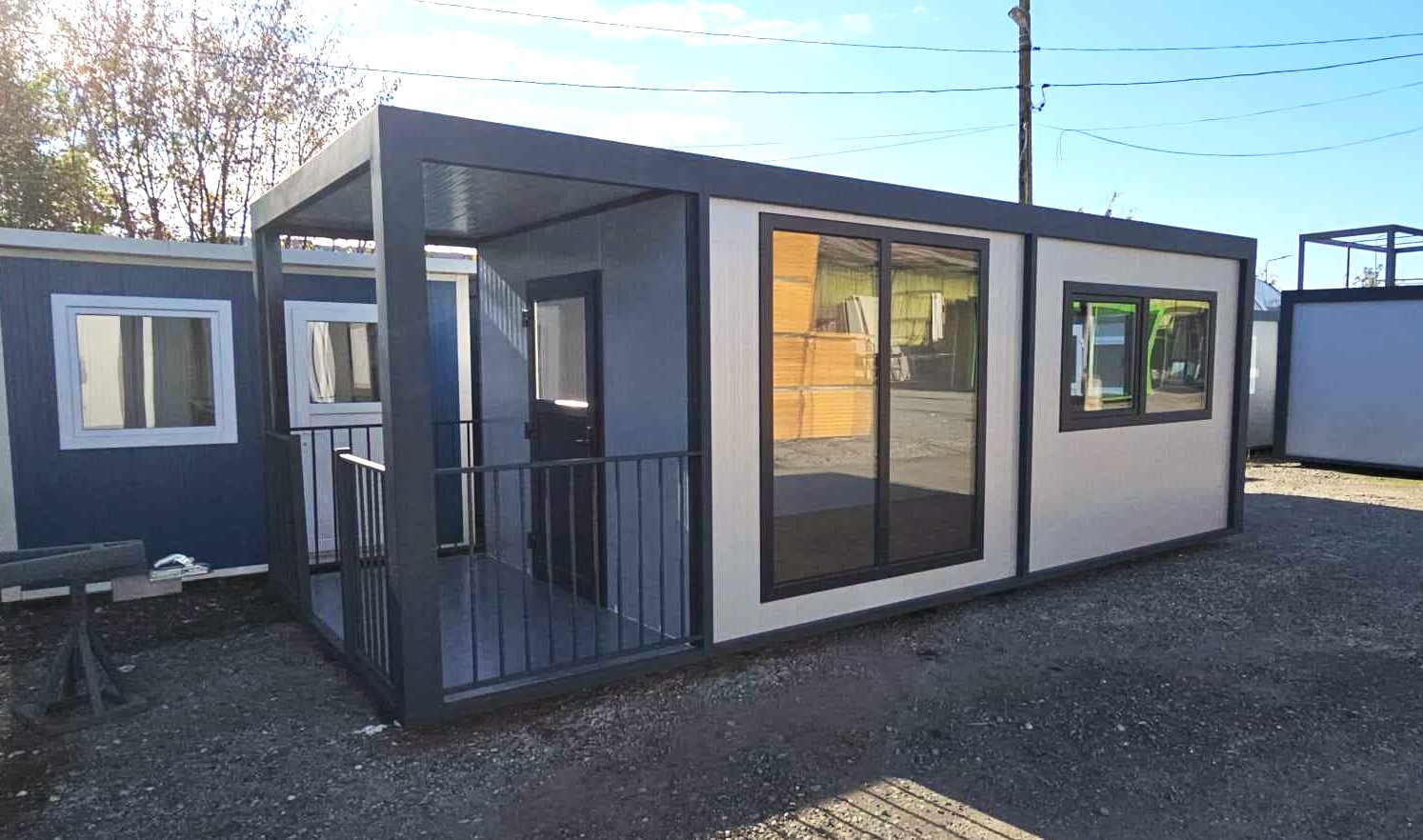 container cu terasa