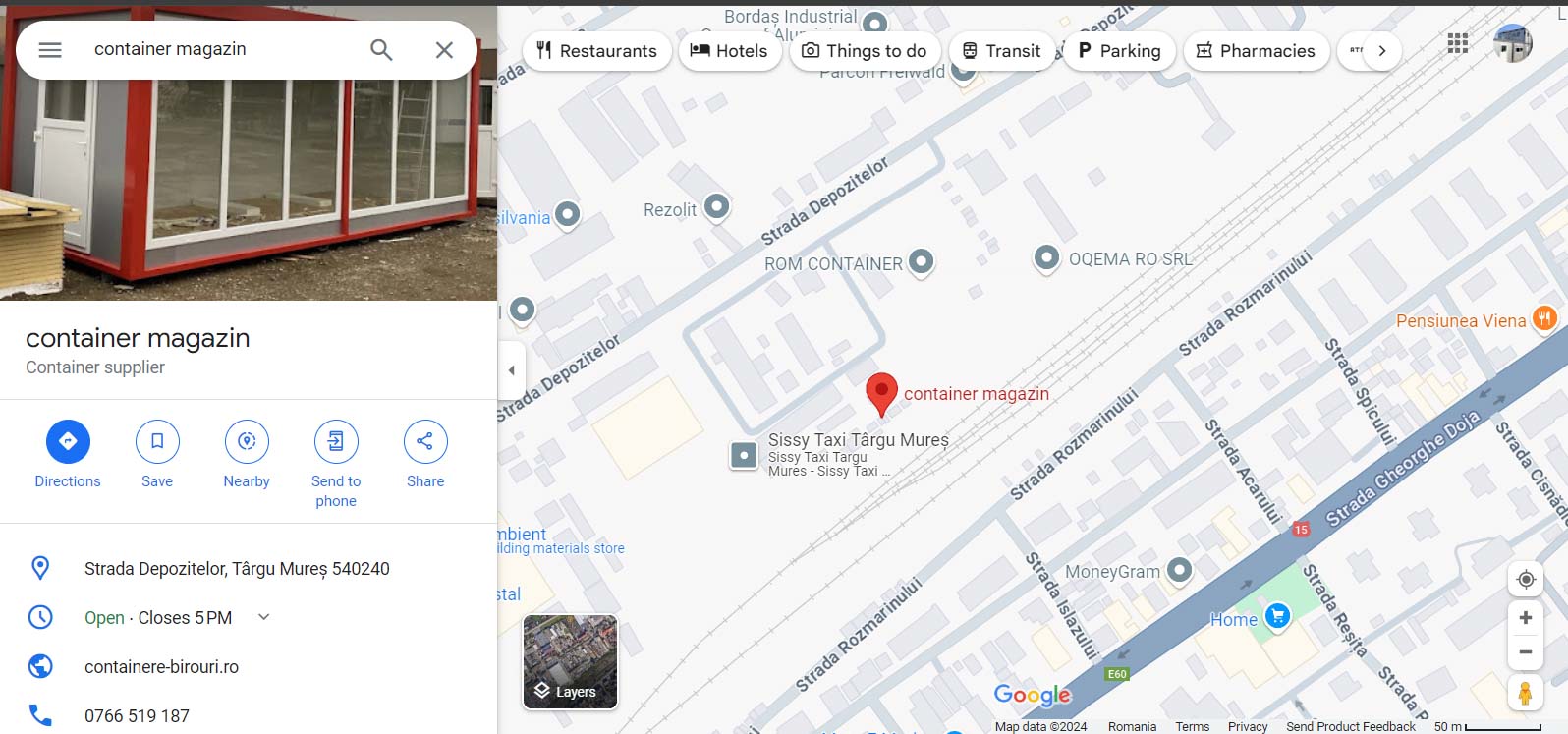 google maps location